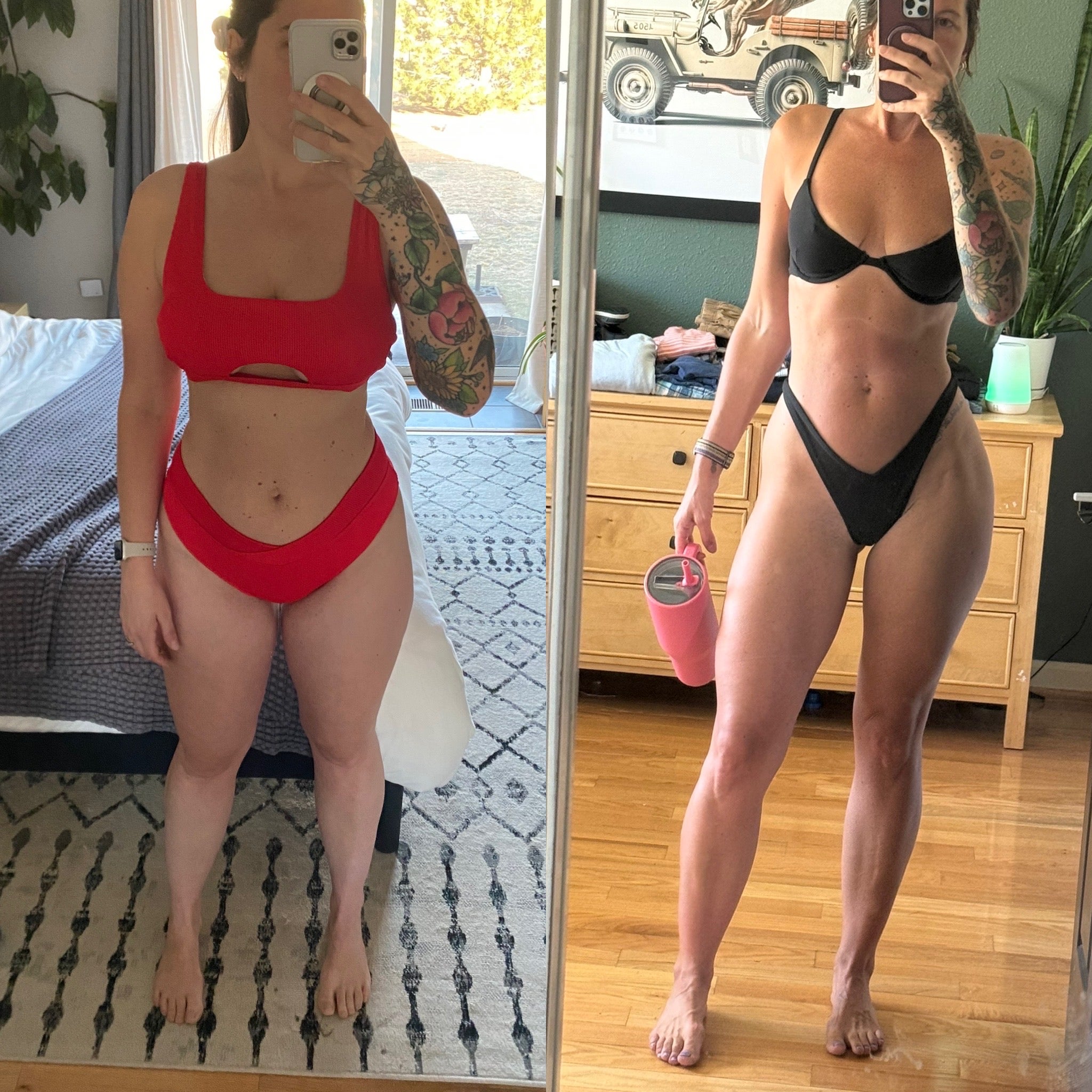 Stephania before and after